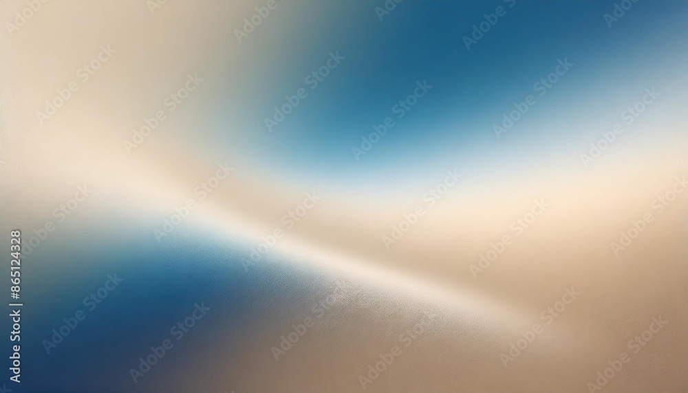 Wall mural light beige white cyan blue texture with gradient and grain, abstract background banner for product 