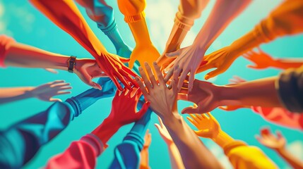 Business Team Huddle
