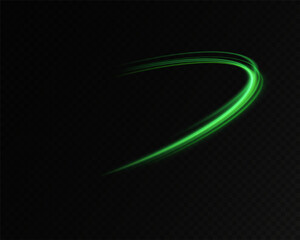 Glowing circle. Glow effect. Round light frame. abstract light lines of movement and speed. Abstract light lines of movement and speed. light green ellipse.