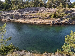 Photo of Norwegian nature, forest, sea