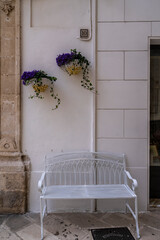 The Martina Franca City street view in Italy