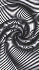 Fototapeta premium Seamless pattern with twisted lines, vector linear tiling background Wallpaper