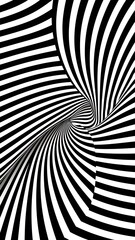 Seamless pattern with twisted lines, vector linear tiling background Wallpaper