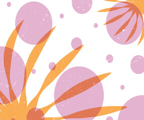 Summer retro poster. Abstract  vintage background design Vector illustration