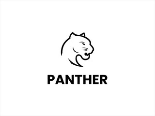 Panther mascot logo,Panther logo design