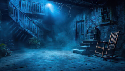 Explore a Haunted House with a Spooky Butler, Eerie and Dark for the Ultimate Halloween Attraction Experience Ghostly Thrills and Chills in a Frightening Mansion of Haunts and Horror