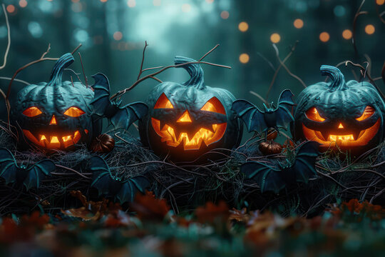 Spooky Halloween Garlands Festive Decor with Bats, Pumpkins, and More Elevate Your Halloween with Our Stylish Garlands and Eerie Accents Perfect for Creating a Ghostly Atmosphere