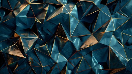 blue marble with golden line background