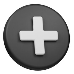 import 3d icon isolated on the transparent background