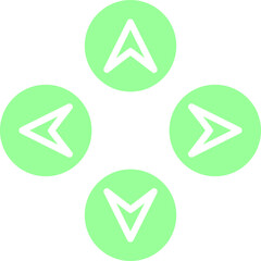 Arrow Directions Vector Icon