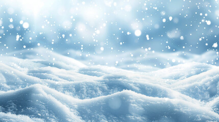 Glitter bokeh winter background