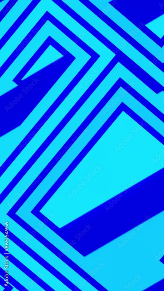 Poster moving pattern in style of maze. design. rotating and changing ornament of square lines. labyrinth p
