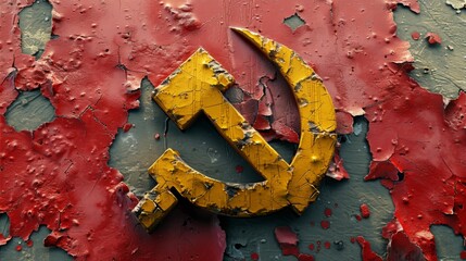 Hammer and sickle, symbol of communism