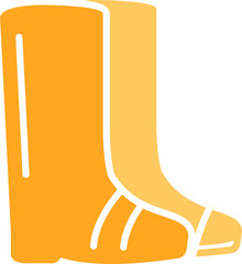 Gardening Boots Vector Icon