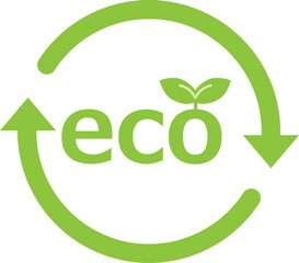 エコ　サイクル　リサイクル　アイコン