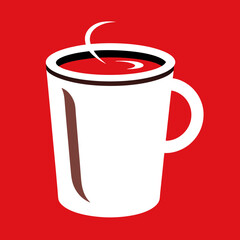       Coffee cup logo icon vector illustration.
