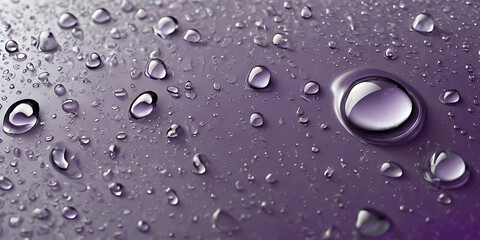 purple water drops background clear droplets abstract
