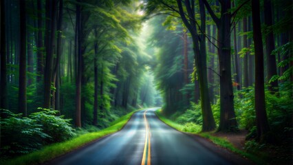 Fototapeta premium beautiful view of the forest