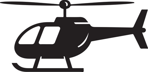 helicopter vector illustration