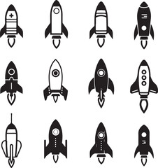 rocket, space, vector, illustration, spaceship, cartoon, icon, symbol, ship, design, sign, shuttle, vintage, speed, technology, glass, launch, iron