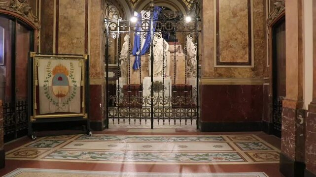 mausoleum of the liberator of Argentina general jose de san martin