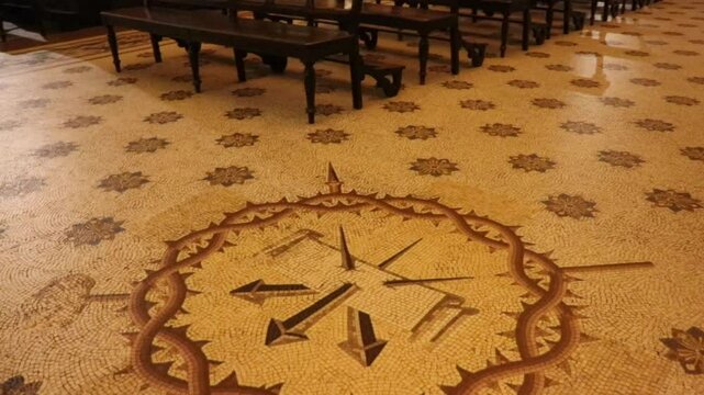 Roman floors in the Buenos Aires cathedral