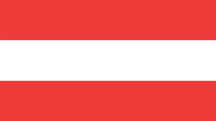 Obraz premium Vector flag of Austria. Illustration eps10.