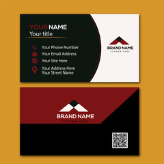 Double-sided creative business card template.