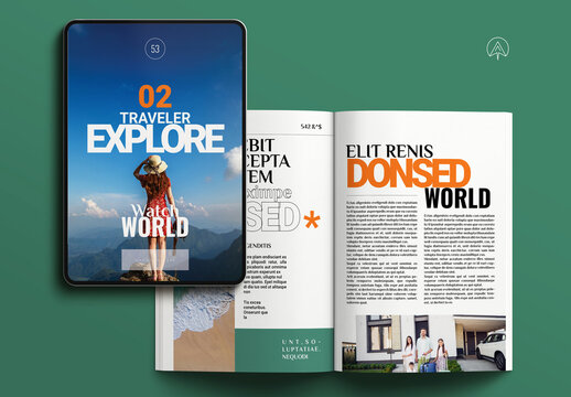 Travel Magazine Layout