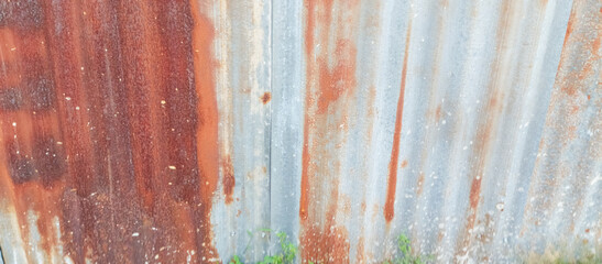 rusty zinc texture