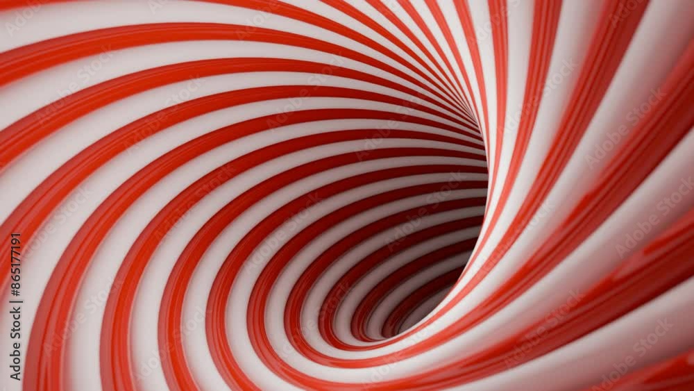 Poster abstract colorful rotating spiral stripes. design. optical illusion in motion creating effect of tor