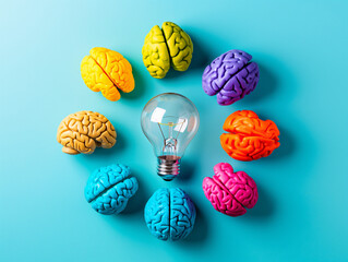 Brainstorming Team ideas - 3D Concept for brain storming