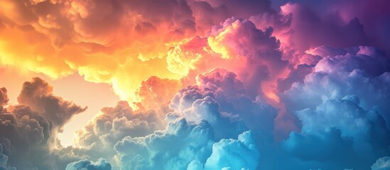 Colorful Cloudscape at Sunset