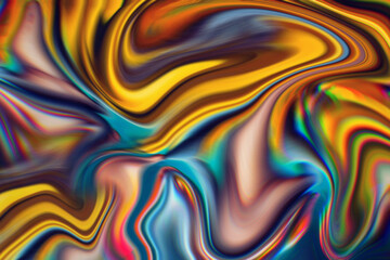 Cool background distorted. Wallpaper and dreamy for  graphics. Light dream and twirl with liquid colors wonderful amazing and digital world	
