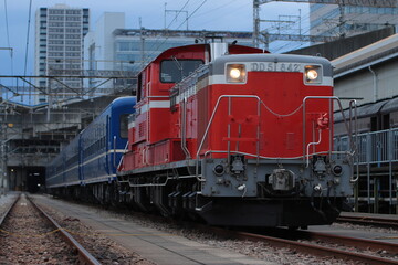 Obraz premium 引退迫るぐんま車両センターのDD51形ディーゼル機関車(842号機)@撮影会_2024/6/9撮影