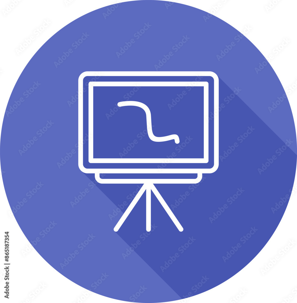 Canvas Prints Whiteboard Vector Icon