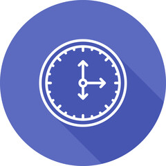 Fototapeta premium Clock Vector Icon