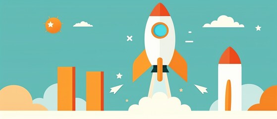 Young entrepreneur launching a startup with support from a business incubator, startup launch, entrepreneurial support