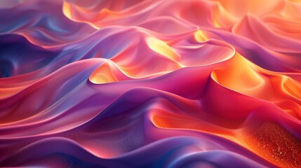 Obraz premium Abstract white flowing waves