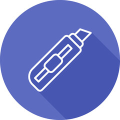 Utility knife Vector Icon