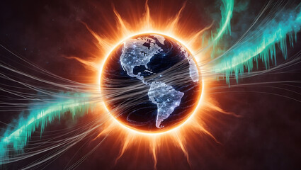 World wide web in continuous motion and infinity.