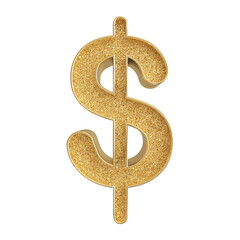 Icon 3D Dollar Symbol