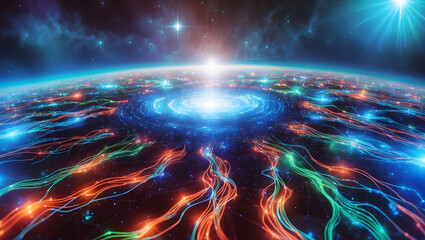 World wide web in continuous motion and infinity.