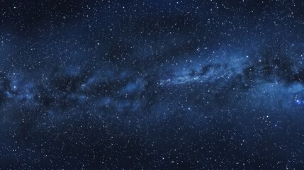 A panoramic view of the night sky, capturing the vastness of the universe and the countless stars that fill it,