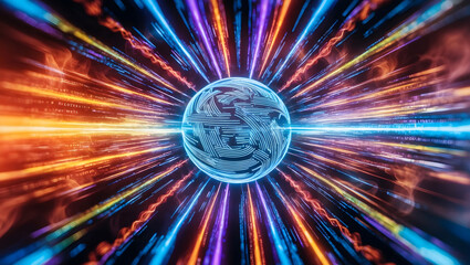 World wide web in continuous motion and infinity.