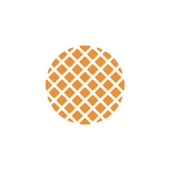Round cookies. Colored vector illustration on a white background.