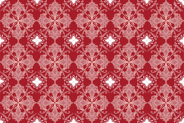 seamless damask pattern.