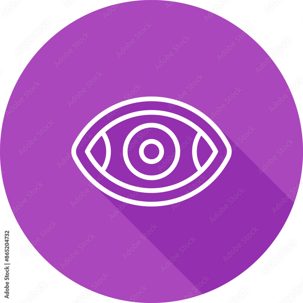 Poster eye vector icon