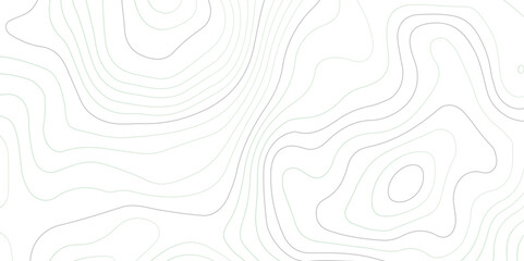 Abstract wavy topographic map. Abstract wavy and curved lines background. Abstract geometric topographic contour map background. Vector illustration.