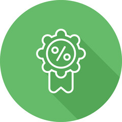 Badge Percent Vector Icon